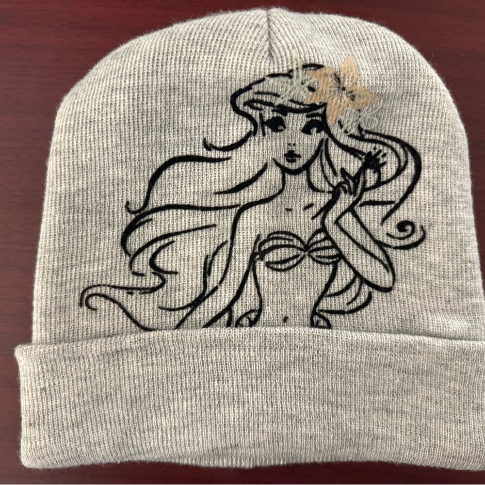 Disney Little Mermaid Knit Beanie Hat